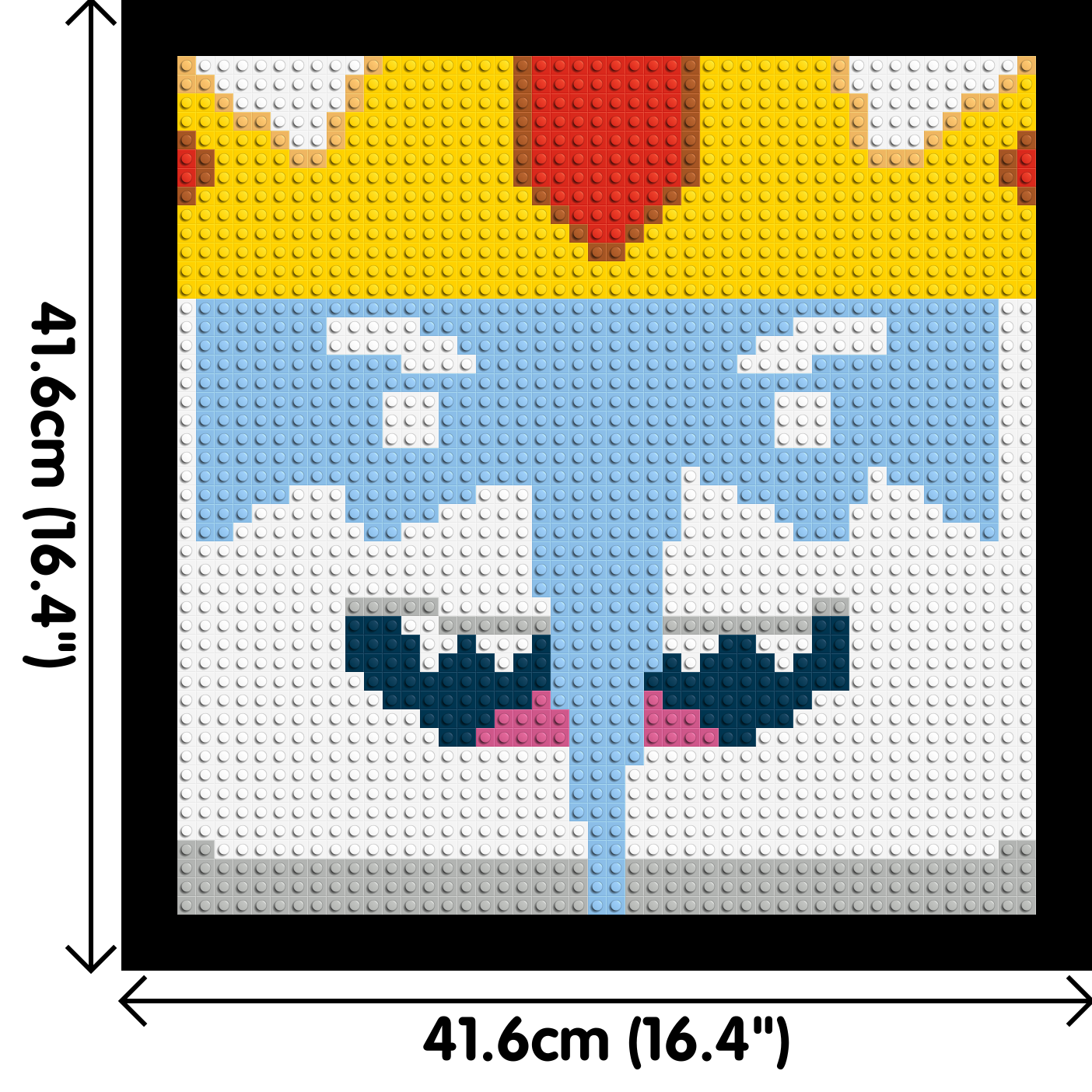 The Ice King - Brick Art Mosaic Kit 2x2 large