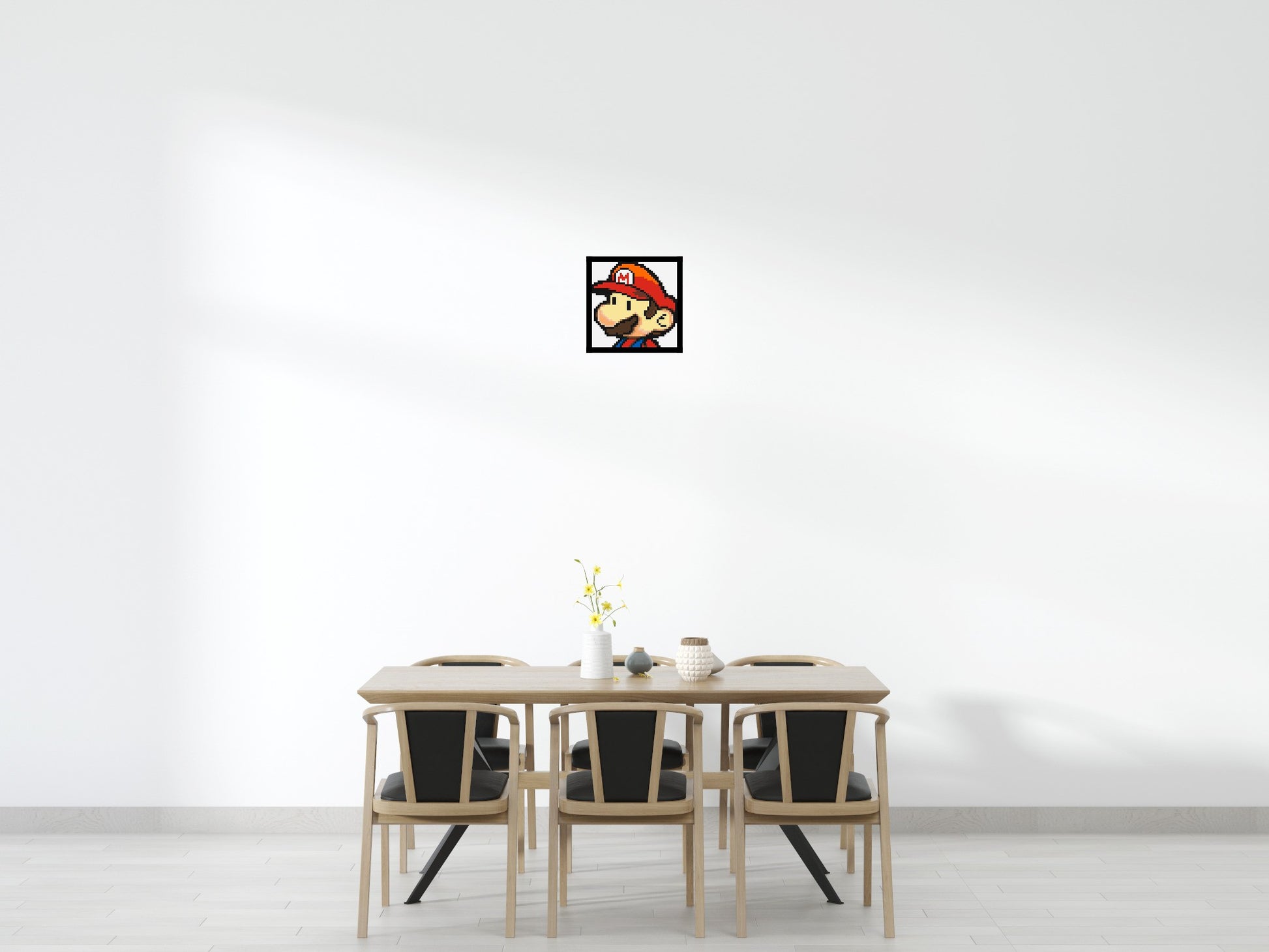 Mario #2 - Brick Art Mosaic Kit 2x2 scene with frame