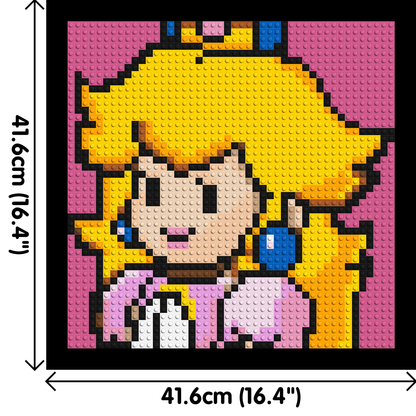 Princess Peach - Brick Art Mosaic Kit 2x2 large