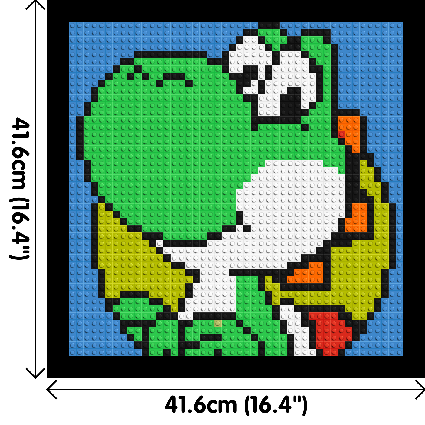 Yoshi - Brick Art Mosaic Kit 2x2 large