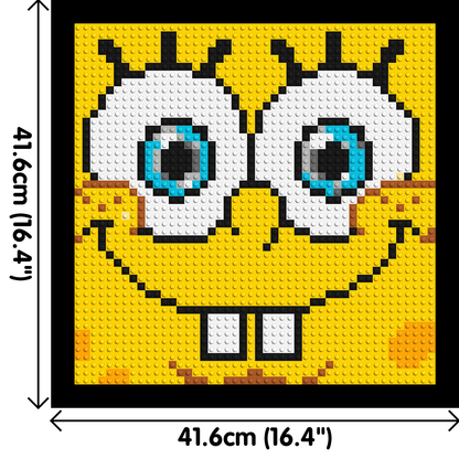 Sponge Bob - Brick Art Mosaic Kit 2x2 large