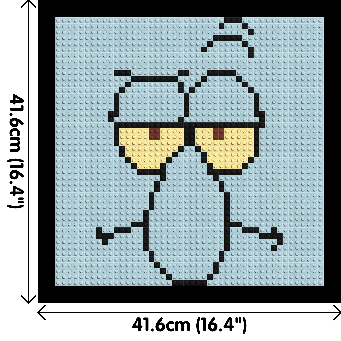 Squidward - Brick Art Mosaic Kit 2x2 large