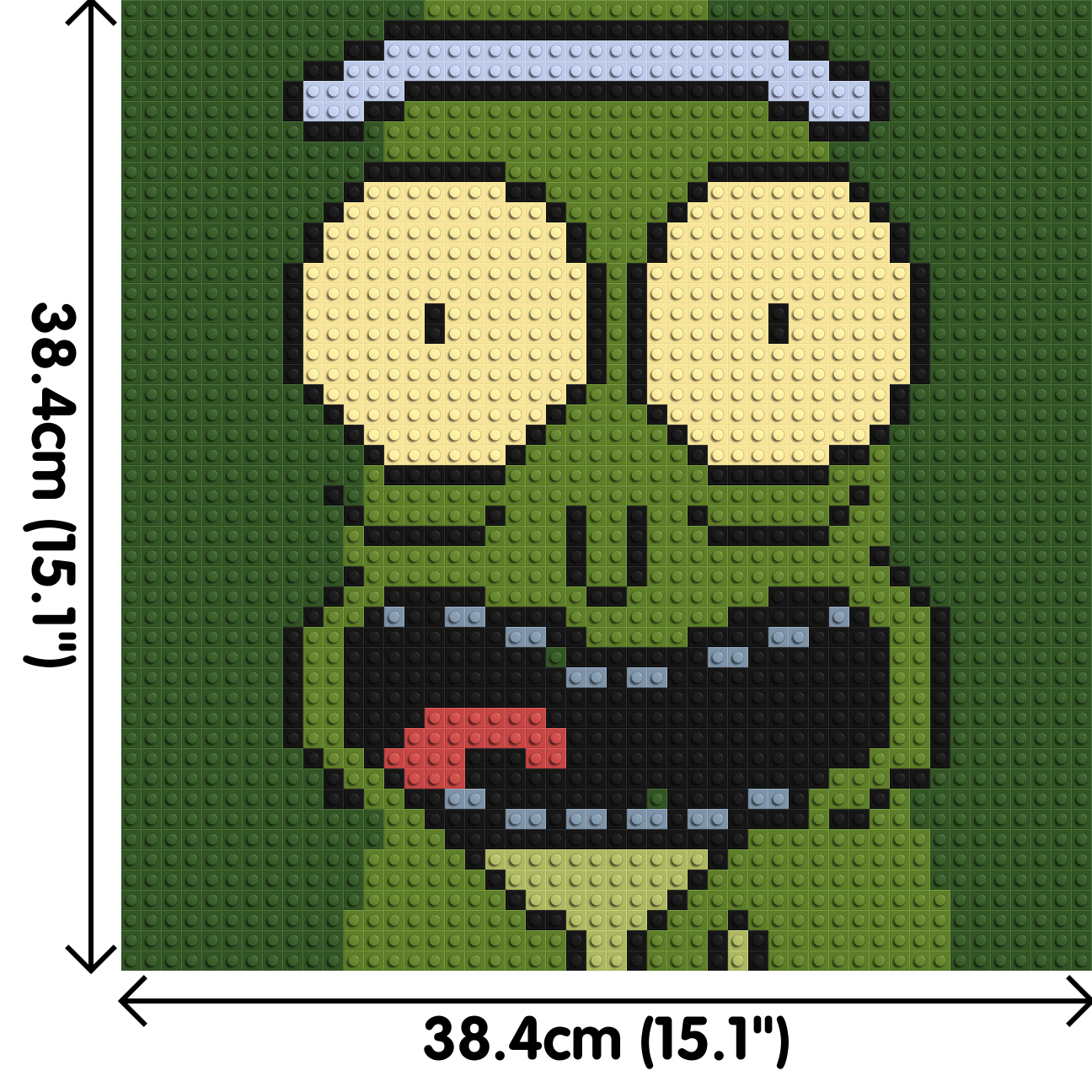 Pickle Rick - Brick Art Mosaic Kit 2x2 large