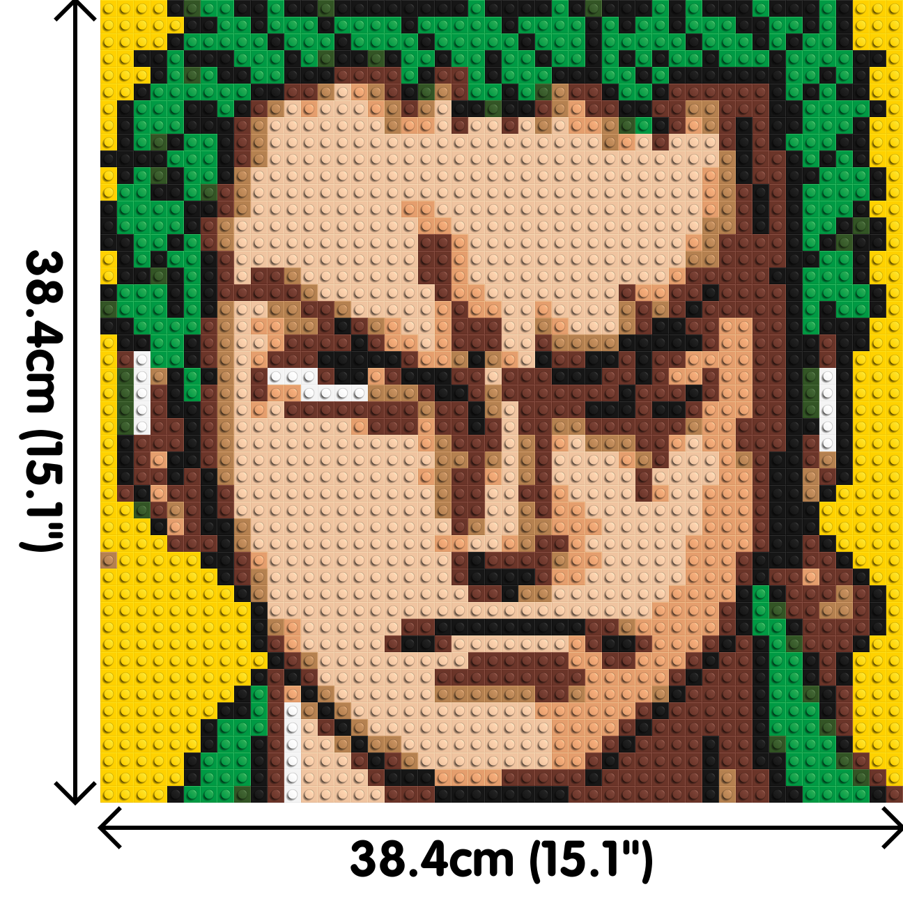 Roronoa Zoro (One Piece) - Brick Art Mosaic Kit 2x2 large