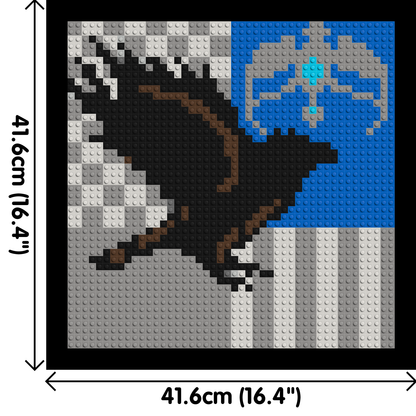 Ravenclaw Coat of Arms (Harry Potter) - Brick Art Mosaic Kit 2x2 large