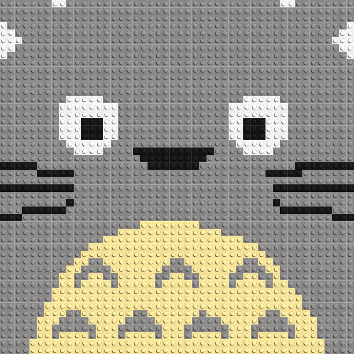 Totoro - Brick Art Mosaic Kit 2x2 large