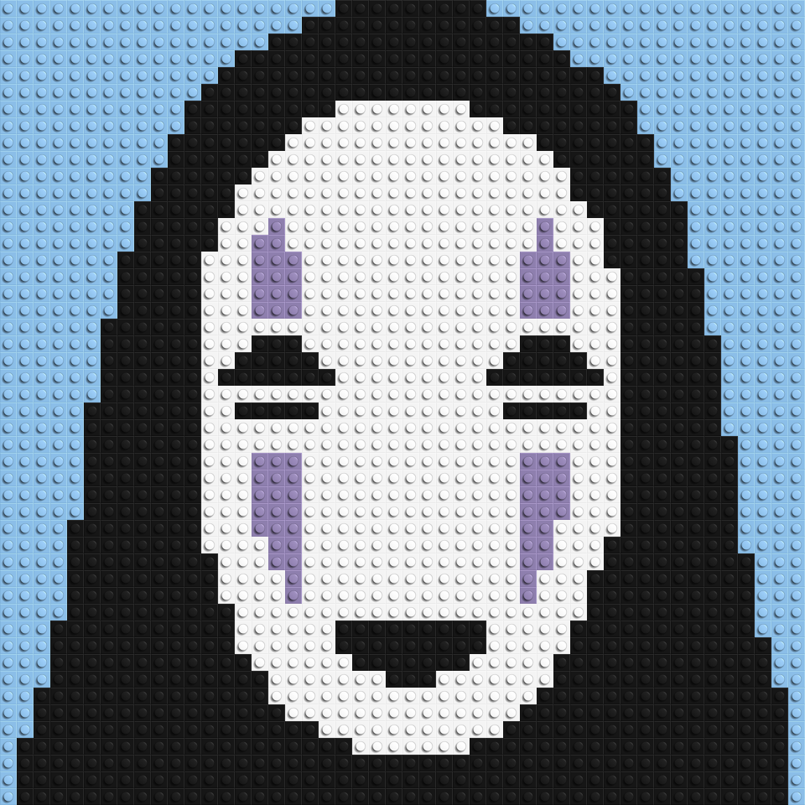 No face (Spirited Away) - Brick Art Mosaic Kit 2x2 large